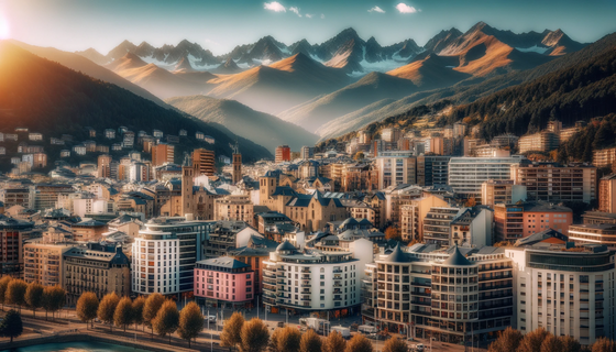 A scenic view of Andorra La Vella